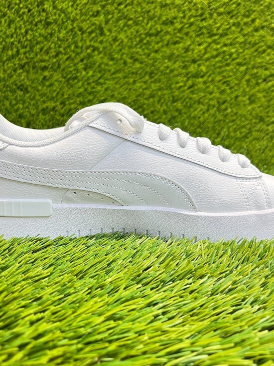 Puma Court Leather Womens Size 9 White Gold Athletic Lifestyle Shoes Sneakers - Picture 4 of 10